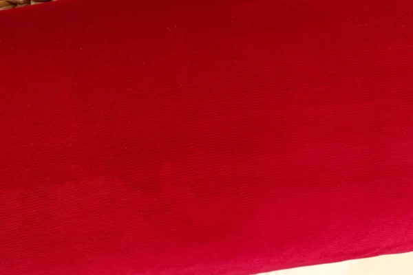 Feincord Jersey Baumwolle - Uni rot - Öko Tex 100