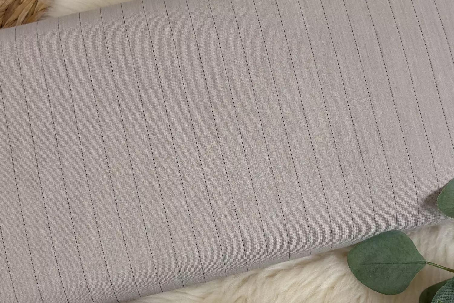Hosenstoff Anzugstoff Stretch Nadelstreifen 15mm - verschiedene Farben – Bild 14
