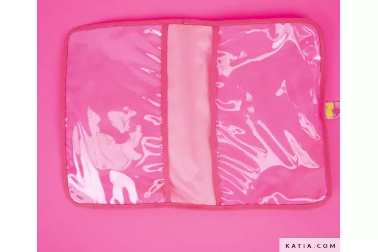 Translucent PVC-Folie Taschenstoff neon gelb von Katia – Bild 3