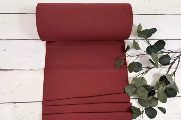 Bündchen Stoff - Uni kupferrost - 35cm Schlauchware Öko-Tex-100