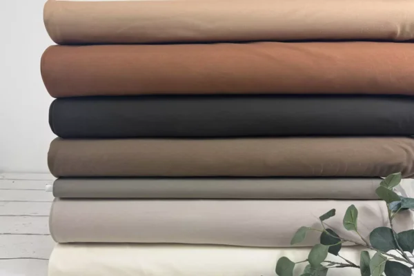 angerauter Sweatstoff - Uni beige, taupe, braun und sand (versch. Farben) Öko-Tex-100 Wintersweat