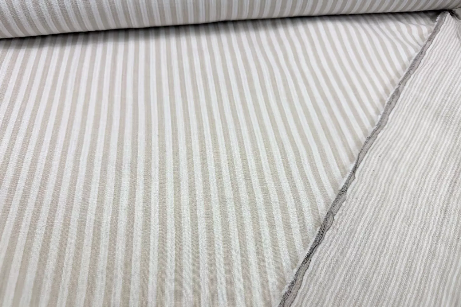 Musselin Stoff - Streifen Double Face - Öko-tex-100 – Bild 2